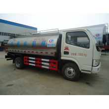 Camión de transporte de leche fresca, camión cisterna de leche de 5 CBm, camión cisterna de leche Dongfeng, camión cisterna de leche 4X2